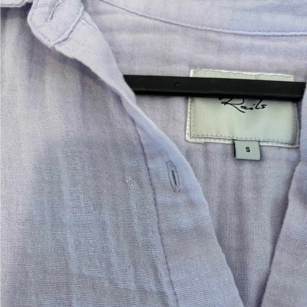 Rails Lavender Button-Up Shirt - Picture 7 of 8